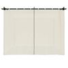 vidaXL Altana ogrodowa z zasłonami, kremowa, 3x3 m, stal