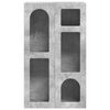 vidaXL Bufet Betonowy szary 59 x 35 x 100,5 cm Materiał drewnopochodny