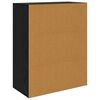 vidaXL Bufet Czarny Dąb 60 x 30 x 75 cm Materiał drewnopochodny