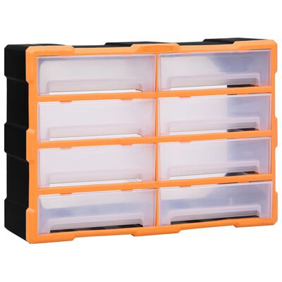 vidaXL Organizer z 8 dużymi szufladkami, 52x16x37 cm