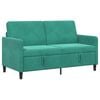 vidaXL Sofa z miejscem do przechowywania Turkusowy 152 x 78 x 87 cm