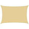 vidaXL Żagiel przeciwsłoneczny, piaskowy, 4,5x3,5 m, 100% poliester