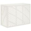 vidaXL Pokrywa do klimatyzatora Biały 110 x 50 x 80 cm Stal