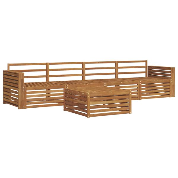 vidaXL Zestaw sof na zewnątrz 5 pcs Naturalny