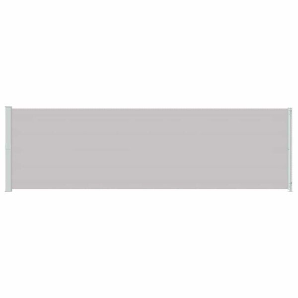 vidaXL Wysuwana markiza boczna na taras, 180 x 600 cm, szara