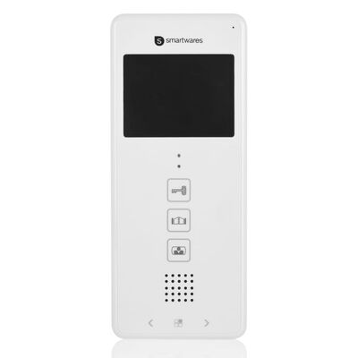 Smartwares Wideodomofon do 3 mieszkań, 20,5x8,6x2,1 cm, biały