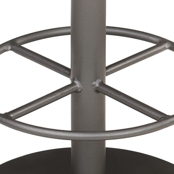 vidaXL Stołek barowy, postarzany brąz, sk&oacute;ra naturalna