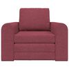 vidaXL Sofa Bed Czerwone wino 98 x 71 x 83 cm tkanina