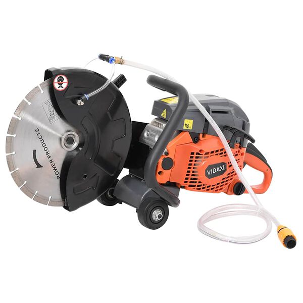 vidaXL Piła spalinowa do betonu, z ostrzem, 58 cm3