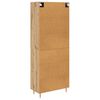 vidaXL Highboard Dąb rzemieślniczy 69,5 x 34 x 180 cm