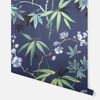 DUTCH WALLCOVERINGS Tapeta Jasmine Garden, niebieska