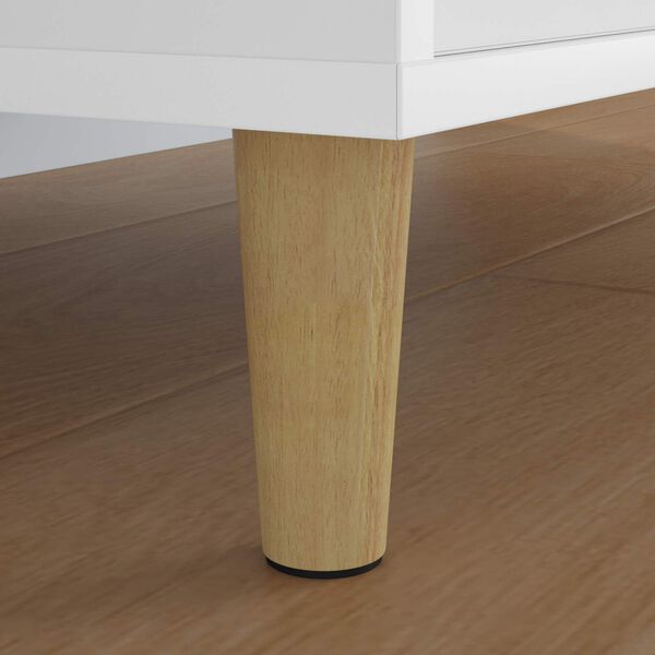 vidaXL N&oacute;żki meblowe 2 pcs Brązowy &Oslash; 44 x 100 mm