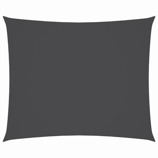 vidaXL Prostokątny żagiel ogrodowy, tkanina Oxford, 3x4 m, antracyt