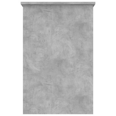 vidaXL Biurko, szarość betonu, 100x50x76 cm, materiał drewnopochodny