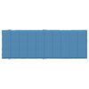 vidaXL Poduszka na leżak, niebieski melanż, 186x58x4 cm, tkanina