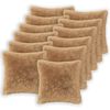 vidaXL Poszewka na poduszkę 12 pcs HEERLEN Ciemnoszary 45 x 45 cm