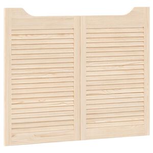 vidaXL Drzwi wahadłowe 2 szt. 80 x 50 cm Lite drewno sosnowe naturalny