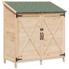 vidaXL Shed ogrodowy naturalny 106 x 56 x 113,5 cm Drewno Świerkowe