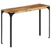 vidaXL Stolik konsolowy, brązowy, 110x35x76 cm, drewno mango i żelazo