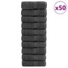 vidaXL Ręczniki toaletowe Premium, SOLUND 50 szt. Antracyt 30x30cm 600 g/m&sup2;