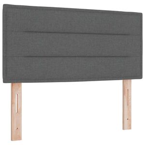 vidaXL Zagł&oacute;wek Ciemnoszary 80 cm tkanina