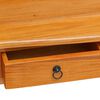 vidaXL Konsola Naturalny 115 x 32 x 76 cm Lite drewno mahoniowe