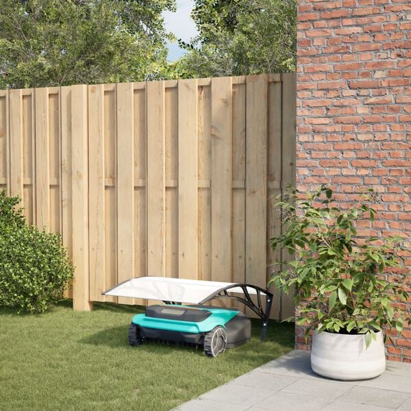 vidaXL Robot Mower Garage Czarny 80x101x46 cm