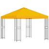 vidaXL Altana 3 x 3 m ż&oacute;łty Poliester i Stal 190 gsm