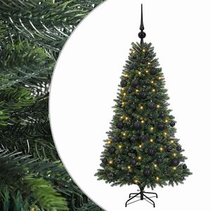 vidaXL Sztuczna choinka z bombkami 120 cm 150 LED Ciepła biel