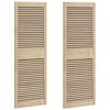 vidaXL Drzwi do szafki 2 pcs Naturalny 49,5 x 2,1 x 140,5 cm