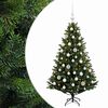 vidaXL Sztuczna choinka z bombkami 120 cm 150 LED Ciepła biel
