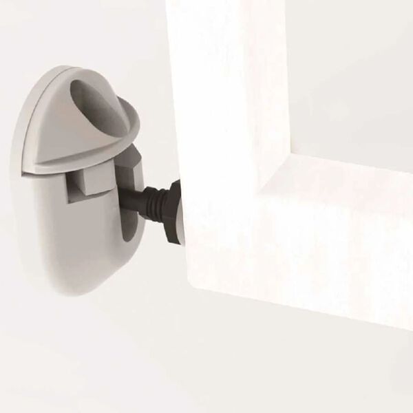 Noma Rozsuwana bramka zabezpieczająca, 63,5-106 cm, białe drewno