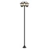 vidaXL Lampion z 3 głowicami Czarny 16 x 16 x 187 cm Aluminium i ABS