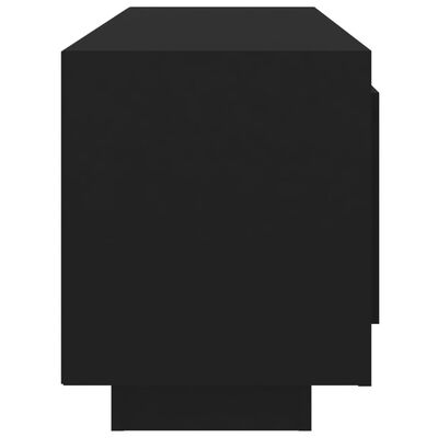 vidaXL Szafka pod TV, czarna, 102x35x45 cm, materiał drewnopochodny