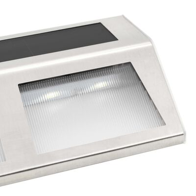vidaXL Zestaw 8 lamp solarnych LED