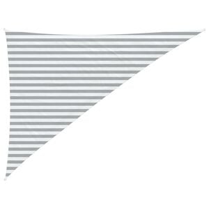 vidaXL Żagiel przeciwsłoneczny Jasnoszary i biały. 3 x 4 x 5 m