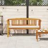 vidaXL Ławka R&oacute;żana Naturalny 157 x 46 x 82,5 cm Lite Drewno Akacji