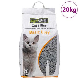 vidaXL Żwirek dla kota z pudrem dla dzieci o zapachu bentonitu 20L