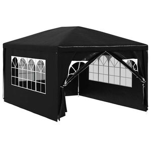 vidaXL Namiot imprezowy, 3 x 4 m, antracytowy