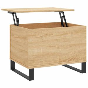 vidaXL Stolik kawowy, dąb sonoma 60x44,5x45 cm materiał drewnopochodny