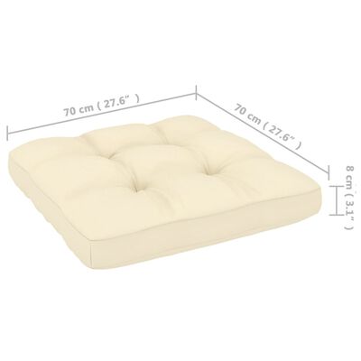 vidaXL 3-osobowa sofa z poduszkami, lite drewno sosnowe