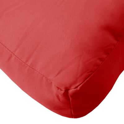 vidaXL Poduszka na sofę z palet, czerwona, 80x40x12 cm, tkanina
