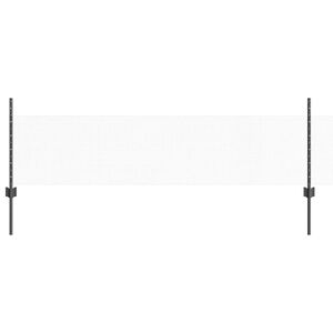 vidaXL Sześciokątne ogrodzenie z słupkiem 100 x 0,5 m Stal pokryta PVC