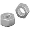 vidaXL Hex Orzechy żołędziowe 2 pcs Srebrny m8 Metal