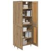 vidaXL Highboard Dąb rzemieślniczy 69,5 x 34 x 90 cm