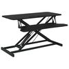 vidaXL Regulowane biurko, 90x40x(13-50) cm, stal i płyta