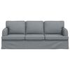 vidaXL Sofa Jasnoszary