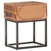 vidaXL Stolik nocny, 40x30x50 cm, surowe drewno akacjowe