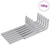 vidaXL Klucz Szesnastokątny 4675 szt. srebrny 20 x 52 mm Stal