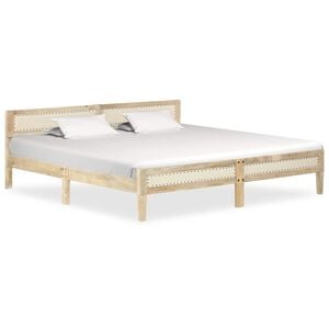 vidaXL Rama ł&oacute;żka, lite drewno mango, 200 cm